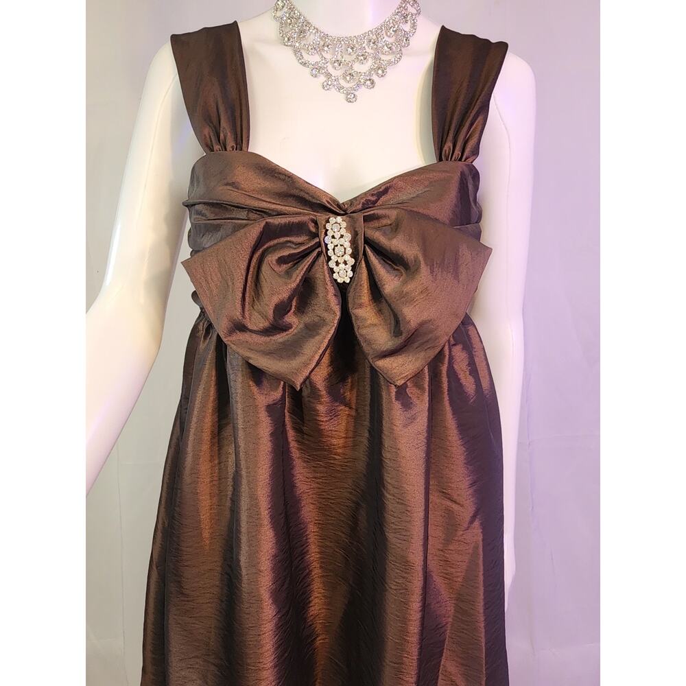 Star Box, Espresso Brown Party Cocktail Dress, Size Medium, New With Tags